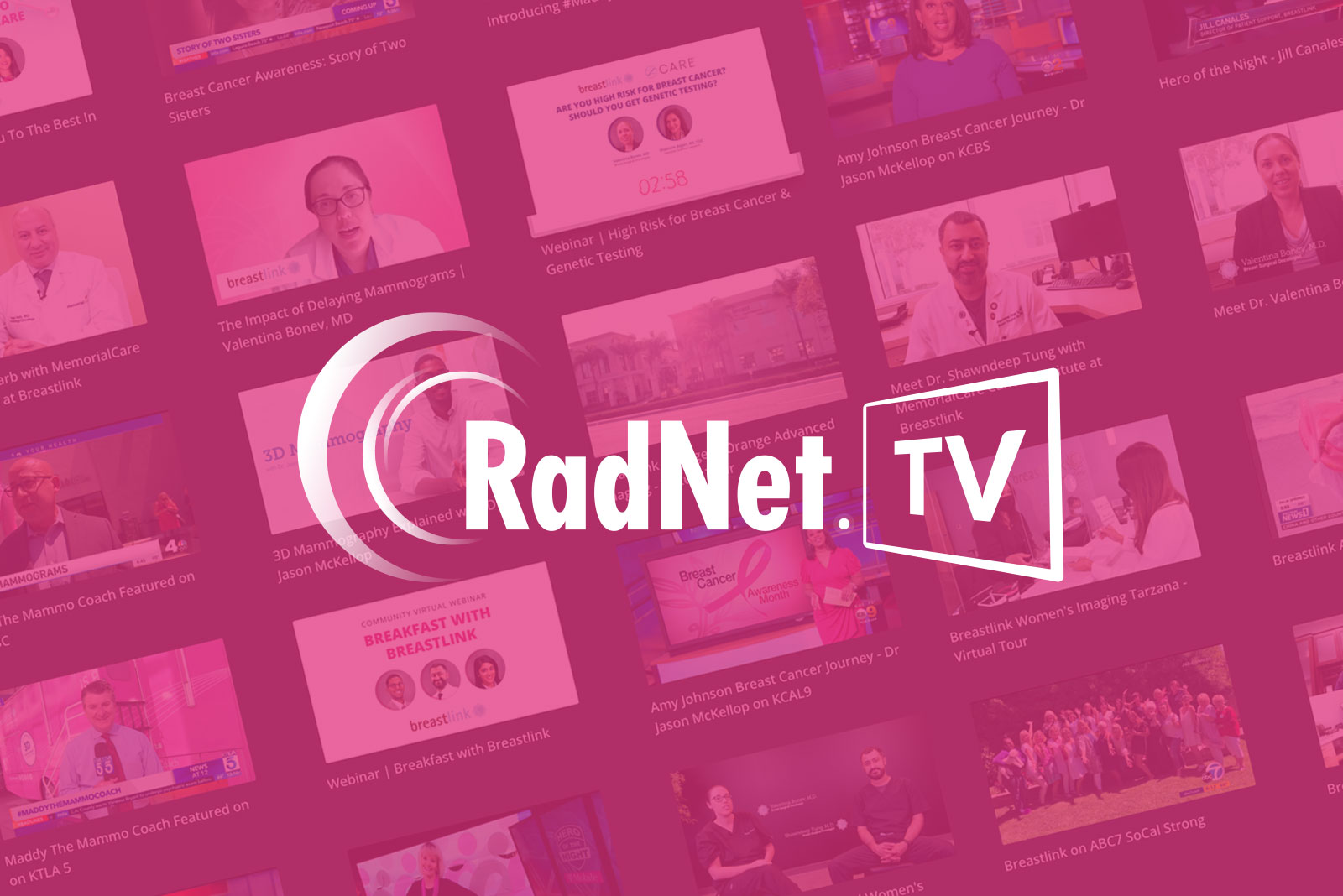 Breastlink on RadNet TV